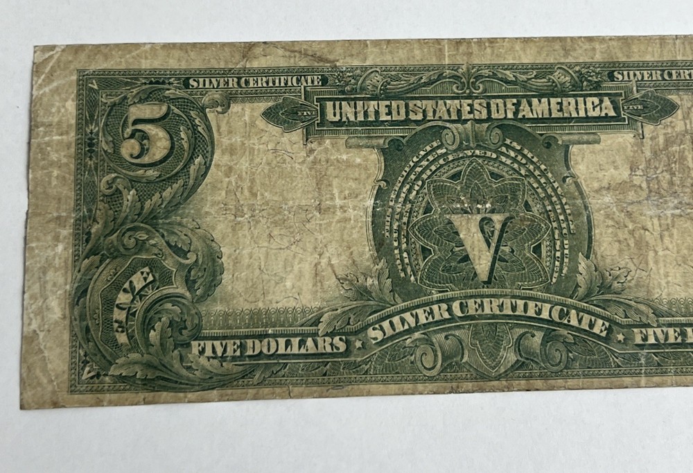 1899 $5 Silver Certificate "Chief" Note Speelman/White