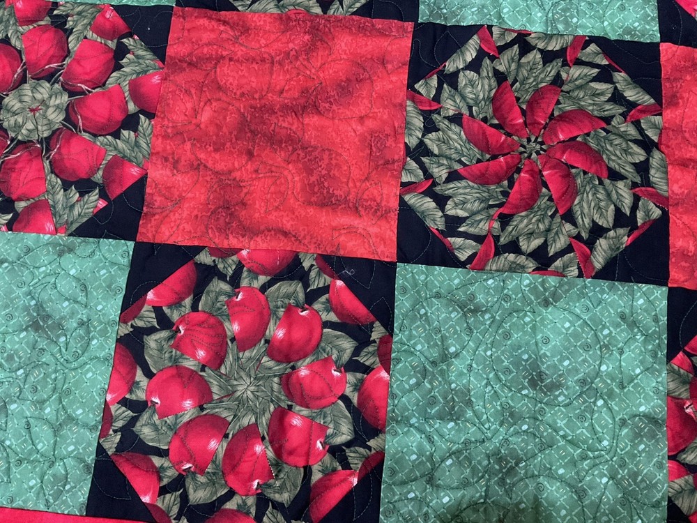 Wall quilt lap apples Pieced 38x38