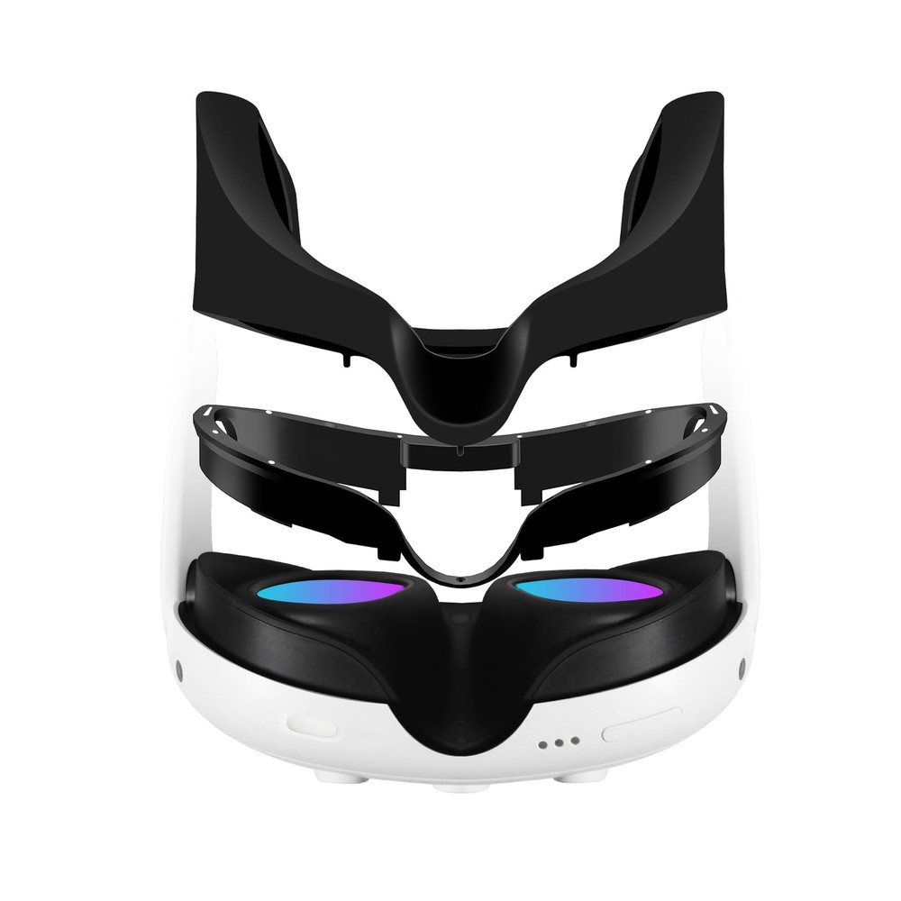 F3-S Silicone Light Blocker for Meta Quest 3 - Magnetically Attaching Design