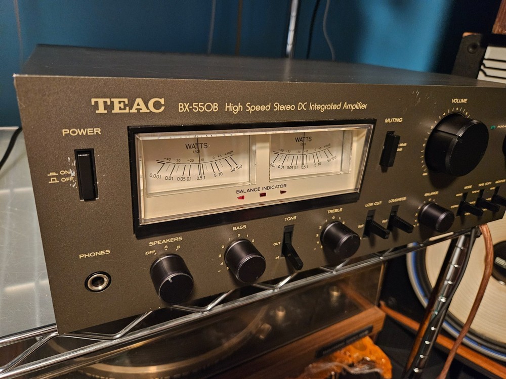 TEAC BX-550 Integrated Amplifier - Fully Serviced, Recapped, L.E.D. lamp