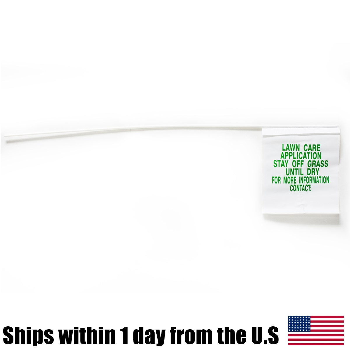 Lawn Care Application Fertilizer Flag Marker Stay Off Grass Marking Flags 400 Pk