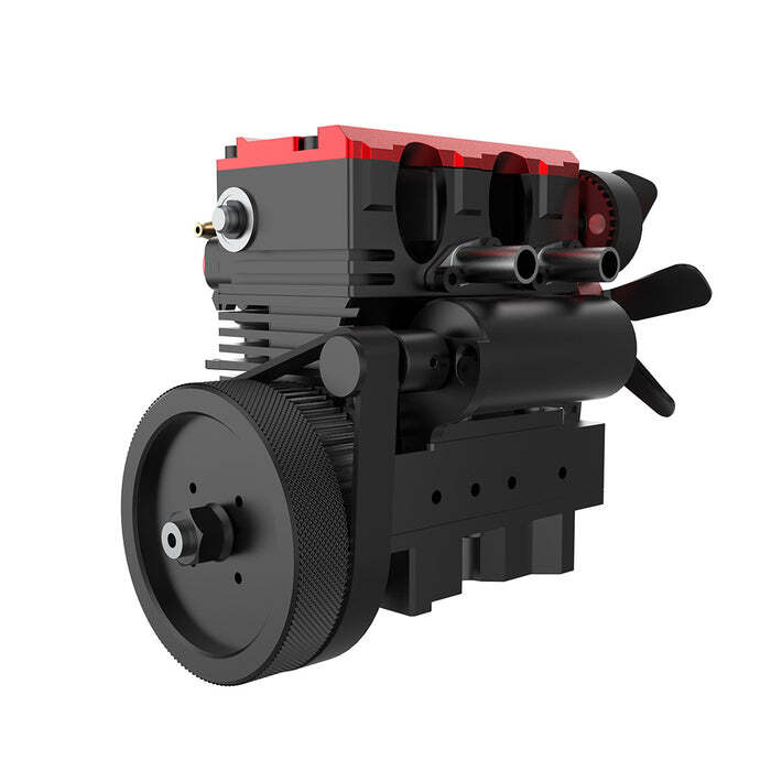 Engine Nitro Model 7cc SOHC Inline Double Cylinder 4 Stroke With Air Cooled Kit