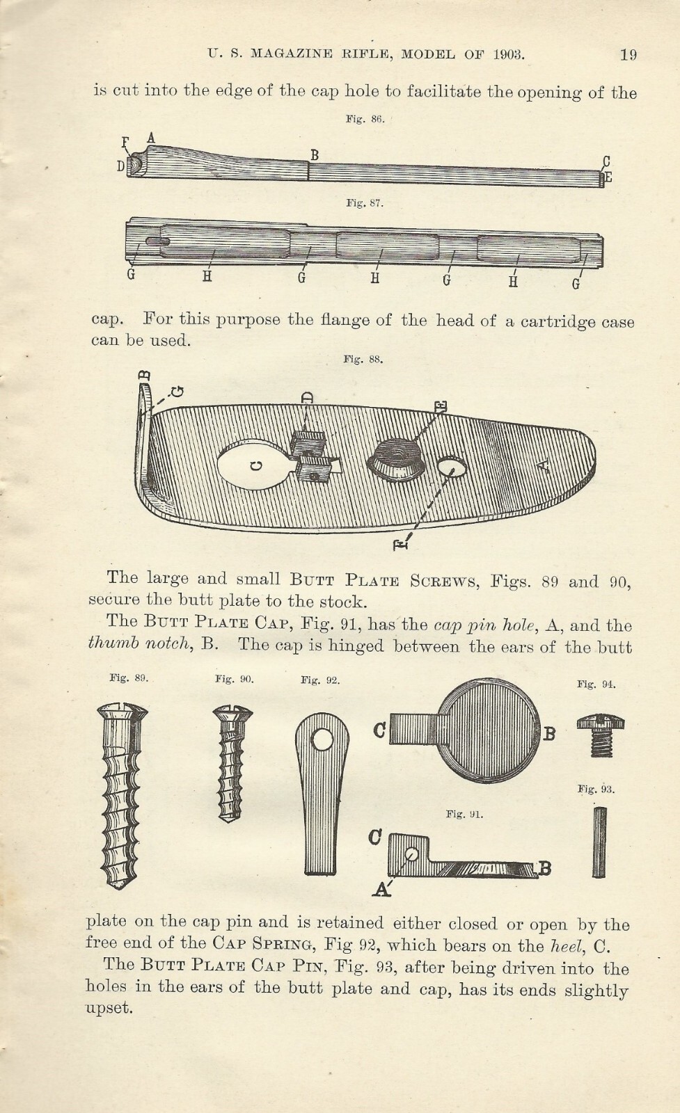U.S. Army Magazine Rifle Model 1903 Caliber 30 Springfield M1903 Book .30-06