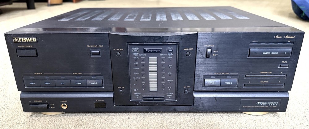 Fisher Studio Standard Ca-9335 Stereo Amplifier Operation Confirmed