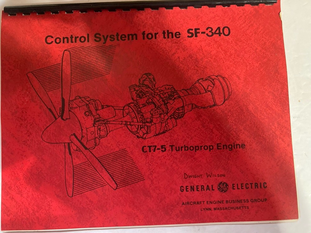 Control System For SF-340 CT7-5 Turboprop Engine  Aircraft