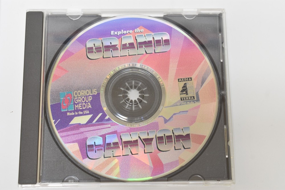 Explore The Grand Canyon Arizona Windows CD-Rom Multimedia Big Box Sofware 1995