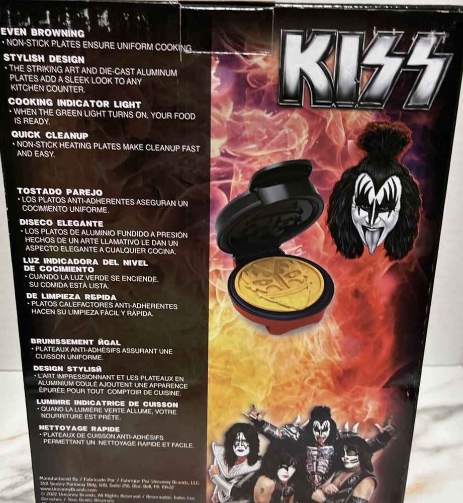 KISS Demon Waffle Maker New!