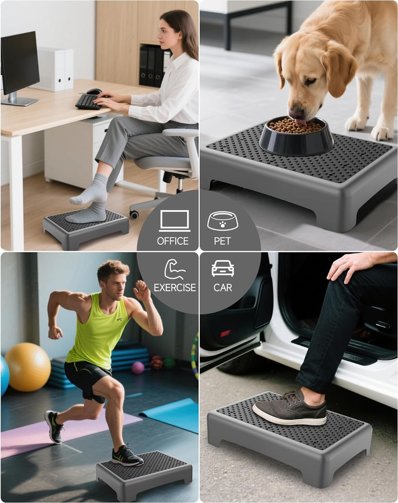Mobility Step Stool for Adults, Bed Step Stools, 680 LBS Capacity Safety Step