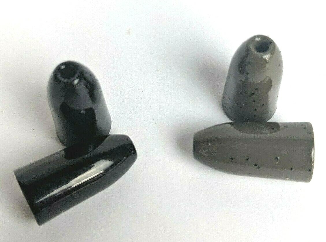 Dr Scotts Tungsten Bullet Worm Fishing Weights Hard Finish 10 Pack FAST SHIP