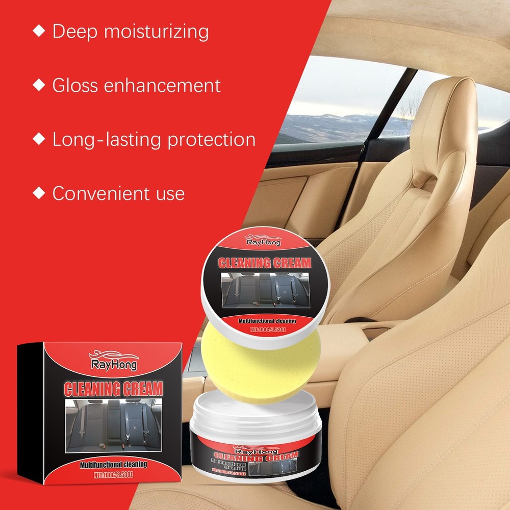 Car interior leather renovation paste