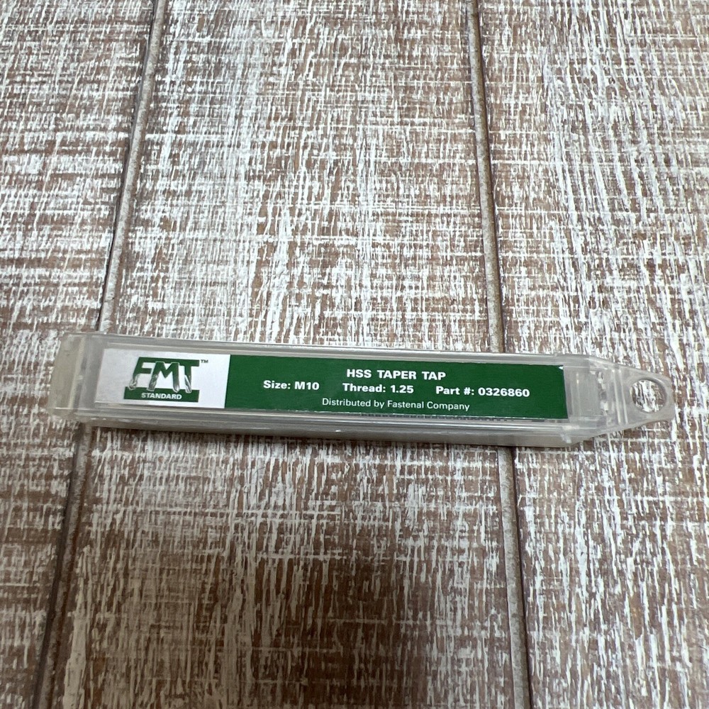 FMT HSS Taper Tap M10, Thread 1.25 Part #0326860