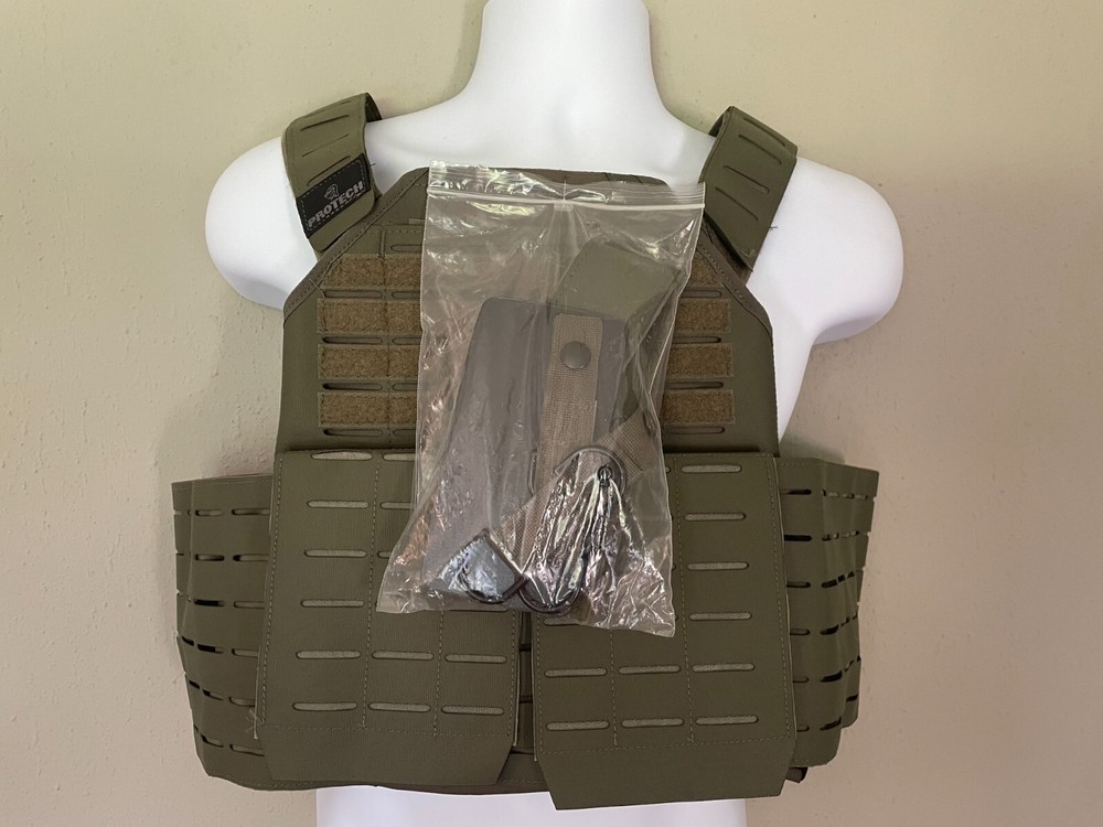 PROTECH Scalable Plate Rack System SHIFT 360 XL Ranger Green Webless Molle