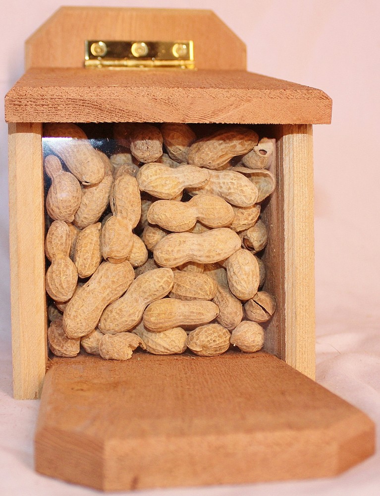 2 Cedar Squirrel Feeders Hand Made in U.S.A.