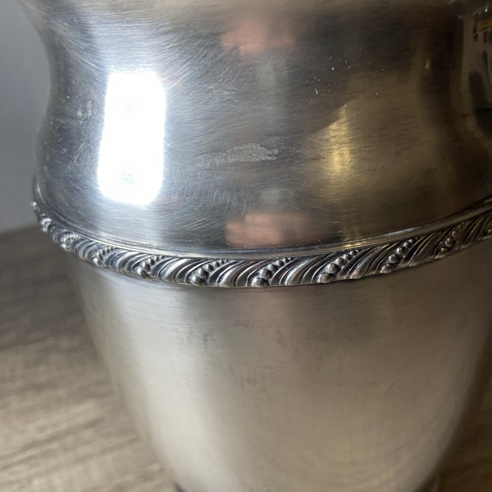 Antique Westminster Water Pitcher #1009 Engraved Initial B