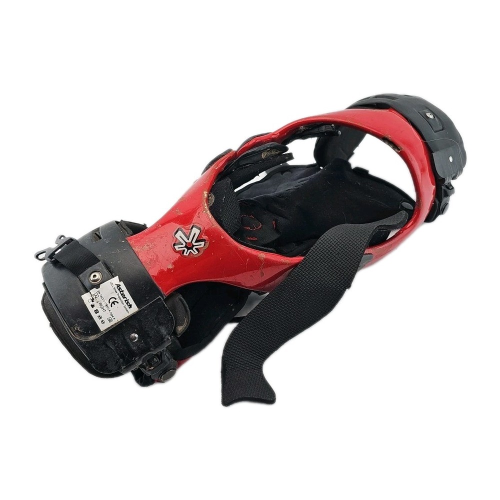 Asterisk Cell Knee Protection System Right Only Red Black