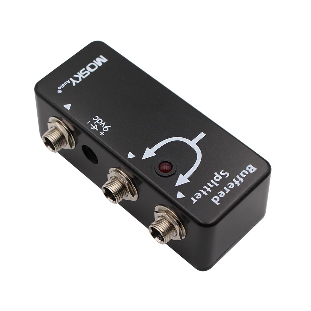 BUFFERED SPLITTER Guitar Effect Pedal Signal Buffer Splitter Dual Clean Buffe...
