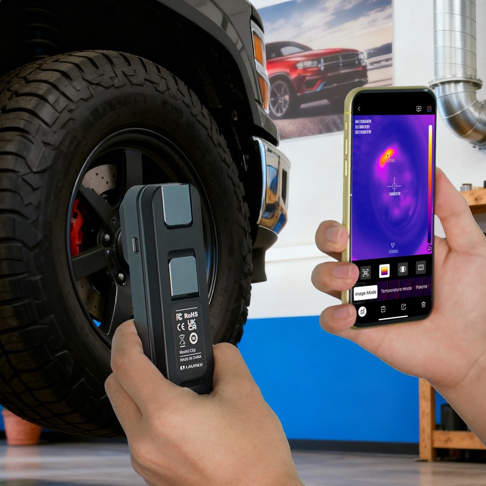 LAUREII Infrared Thermal Imager Camera Wireless Android & iOS WiFi Vehicle Gift
