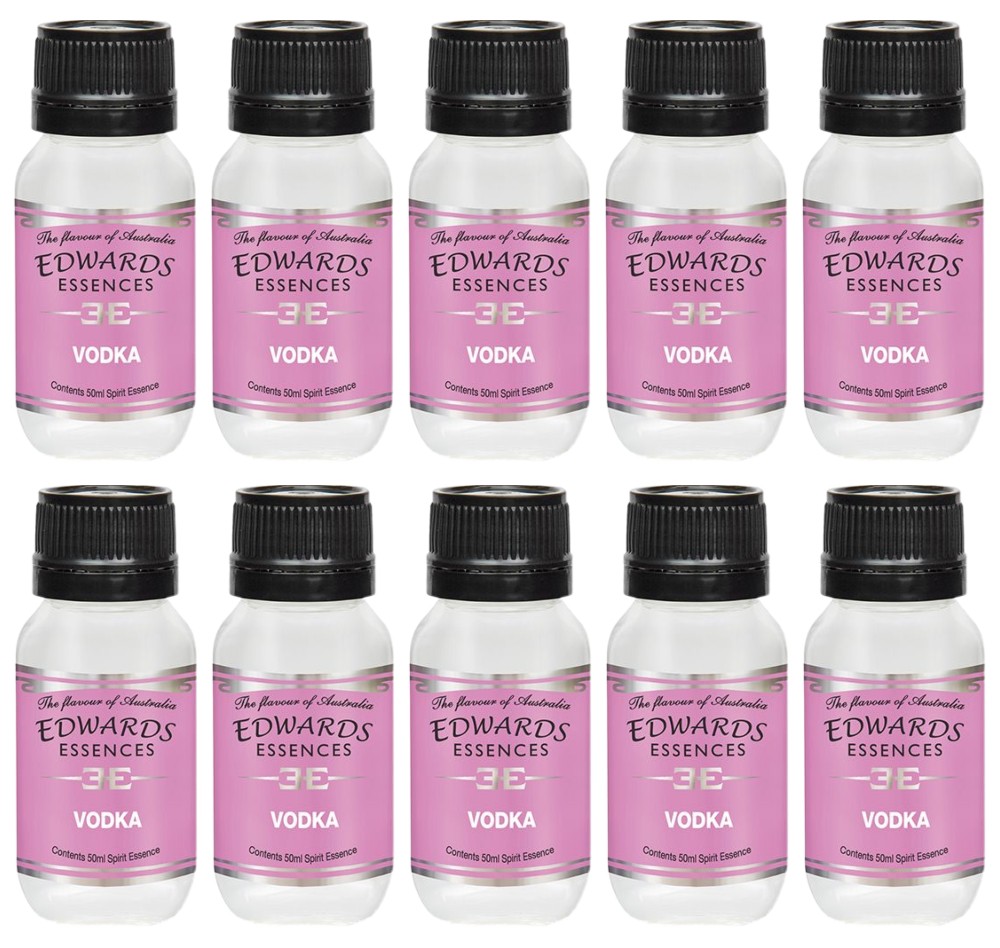 Edwards Essence Vodka 50ml 10 Pack Brewing Distilling Spirits