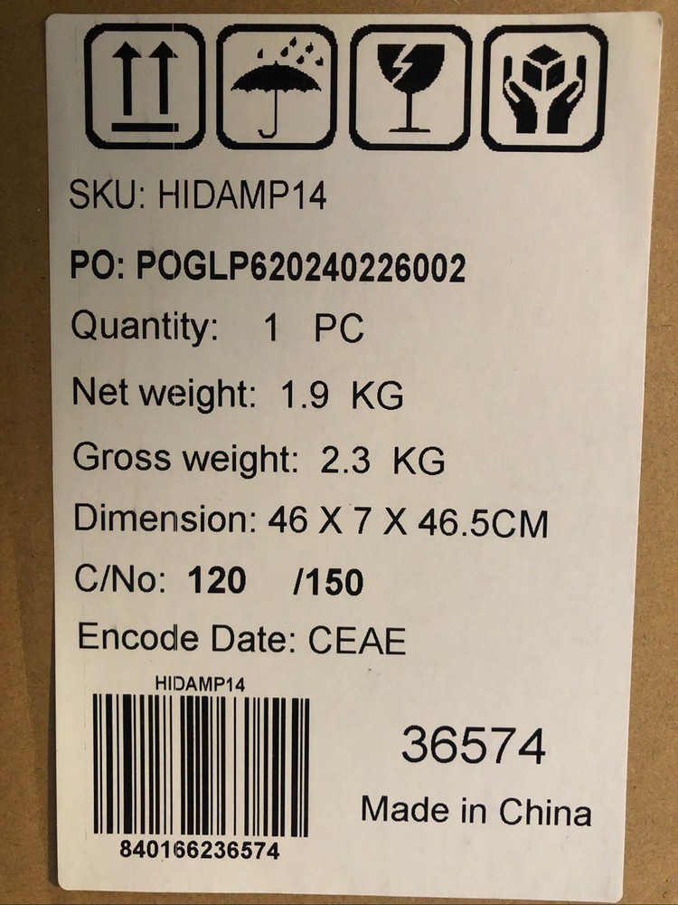 iPower 14-Inch Square Aluminum Automatic Gravity Shutter Louver Vent Silver