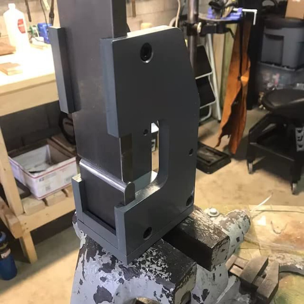 Blacksmith G2 Guillotine Tool, Blacksmith Slash Fullering Tool with Flat Dies