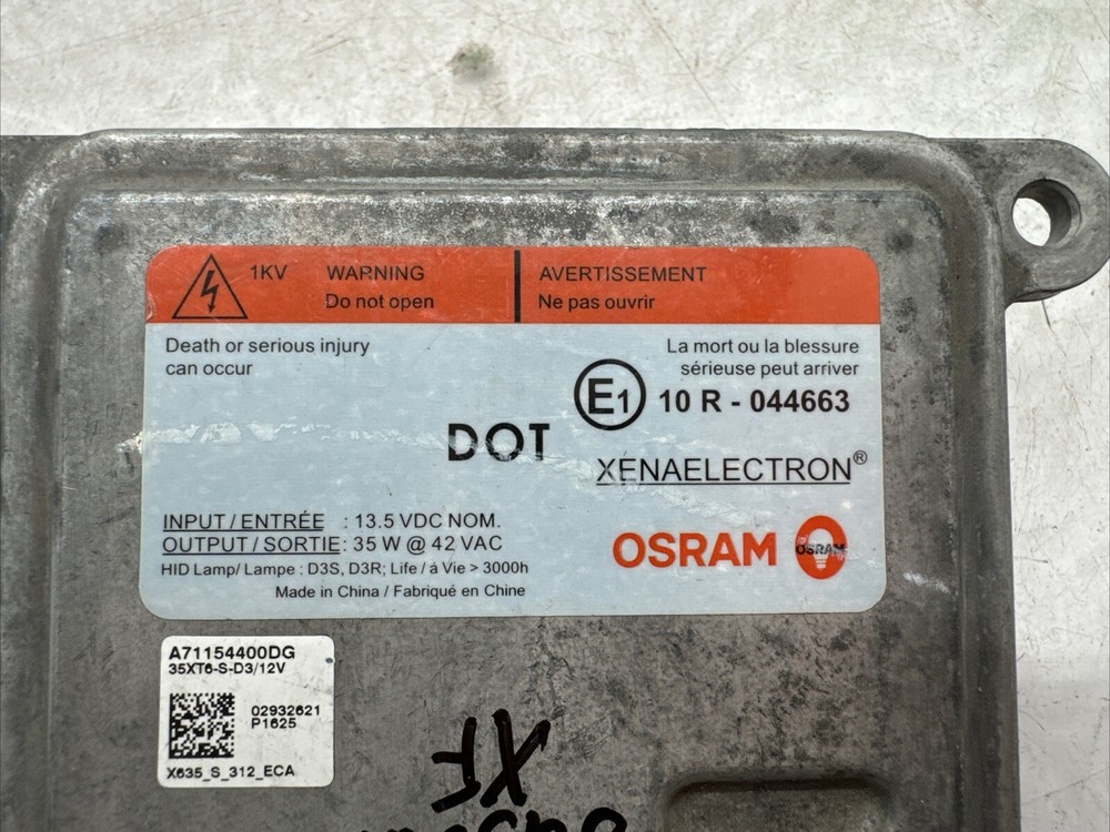 2012 2013 2014 2015 Jaguar XF Xenon Headlight Control Unit OEM HID Module