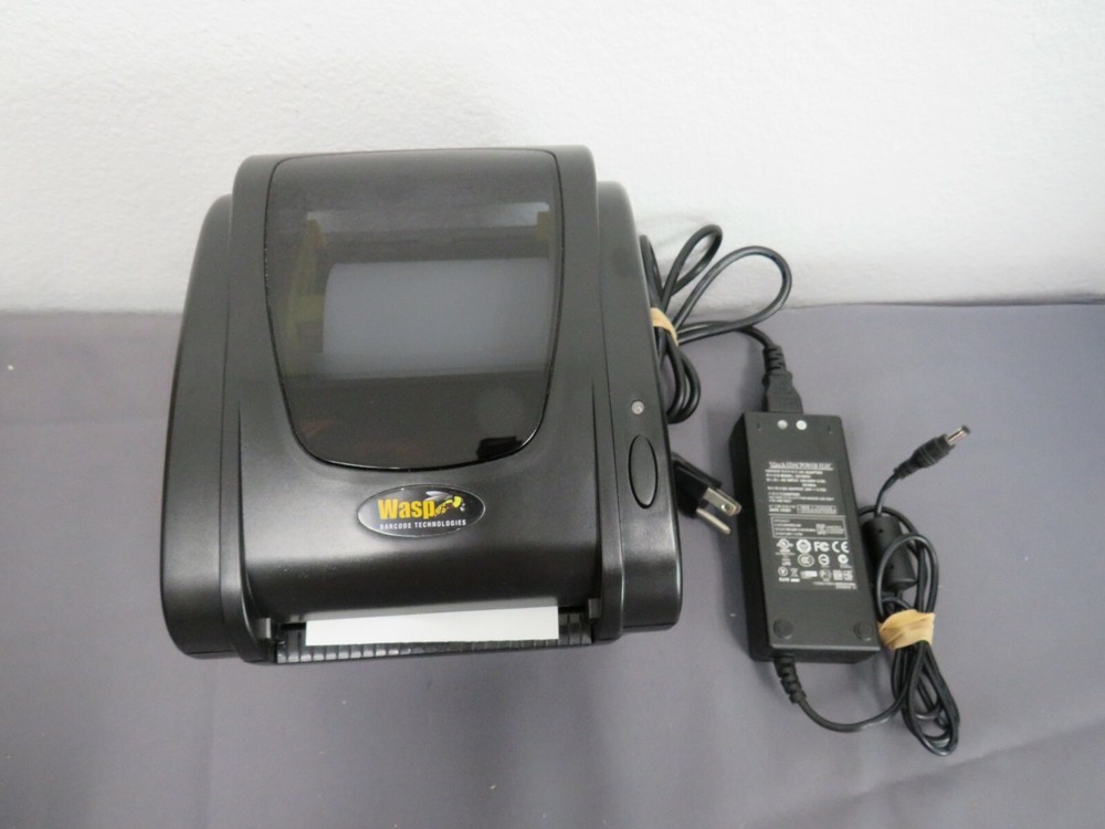 WASP WPL205E THERMAL LABEL BARCODE PRINTER POWER SUPPLY INCLUDED