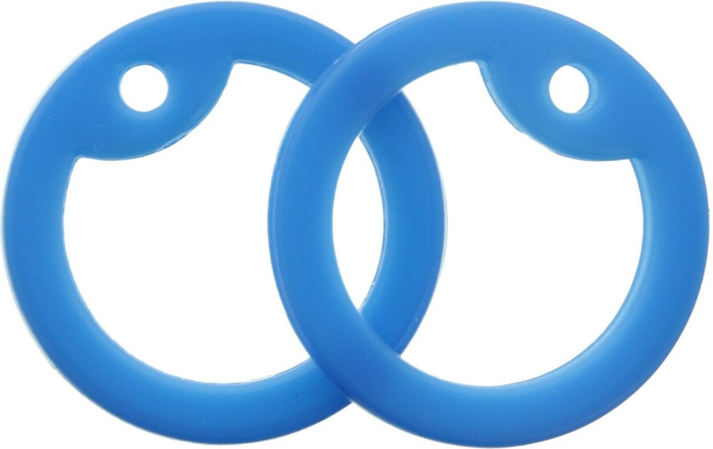 4 Pack - Military Dog Tag Rubber/Silicone Silencer - Multiple Colors Available