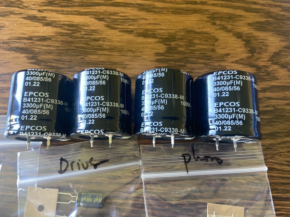 Sansui 5000A Complete Rebuild Kit High-Quality Receiver Recap Transistors
