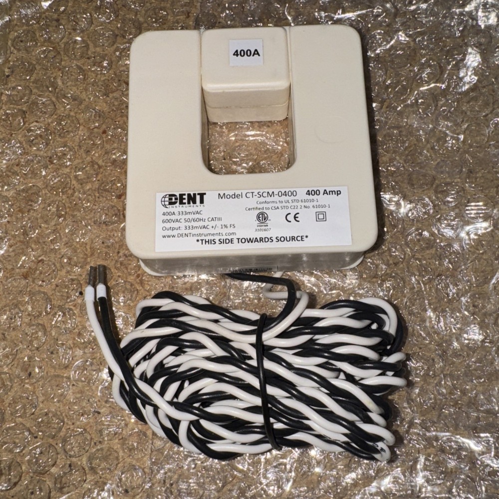Dent Instruments CT-SCM-0400 Current Transformer 400 Amp Siemens SC1708EM - SA3