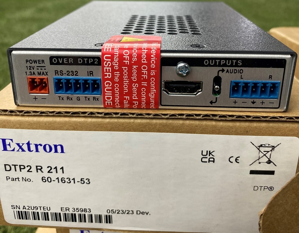 Extron DTP Distribution Amplifier and DTP Receivers