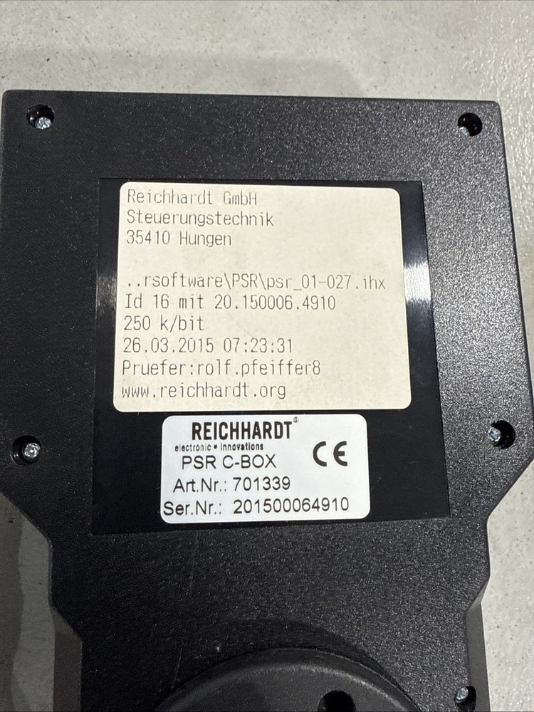 Reichhardt GPS PSR SLIDE ULTRA ROW GUIDANCE C-Box Controller Module *NEW*