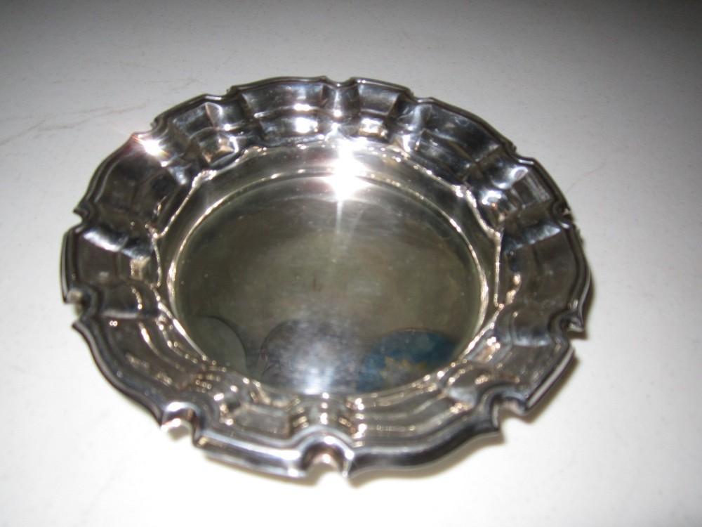 Vintage TOWLE Old Master Silver Plated Wine Champagne Bottle COASTER Cork Insert