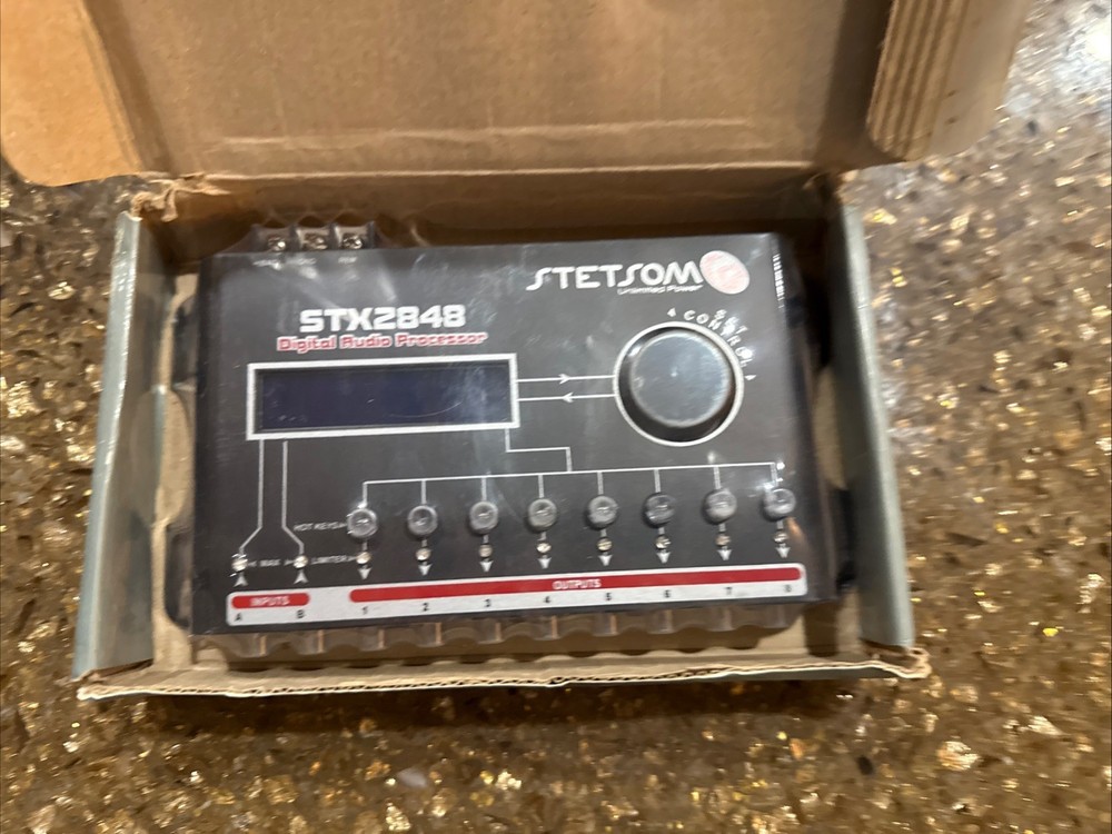 Stetsom STX2848 DSP Crossover & Equalizer 8 Channel Digital Signal Processor