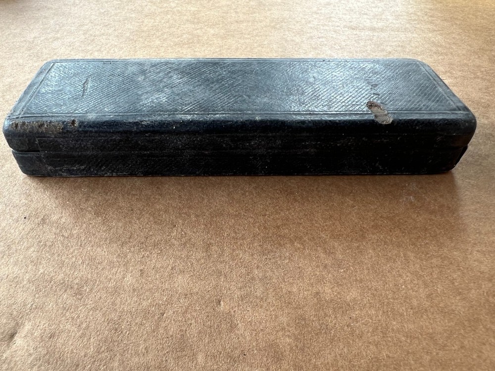 Antique Sharpening Stone Hone for Straight Razor BARBER EMPTY BOX