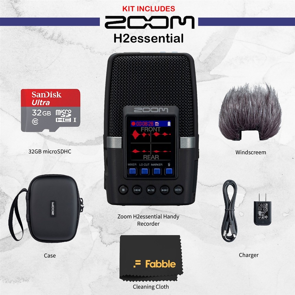Zoom H2essential Handy Recorder Bundle