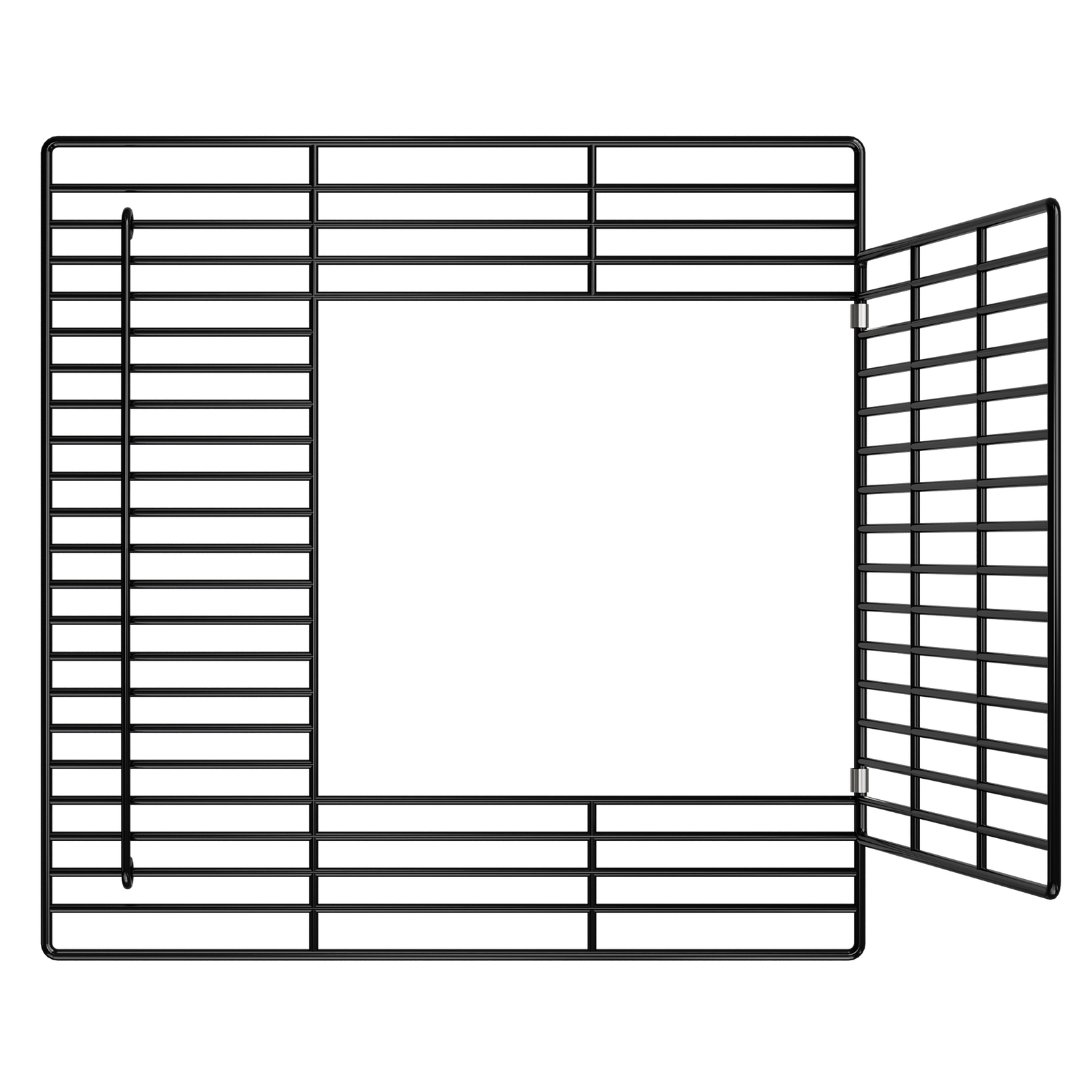 4-Tier Cat Cage Indoor Cats Pets Playpen Detachable Metal Wire Cat kennel Black