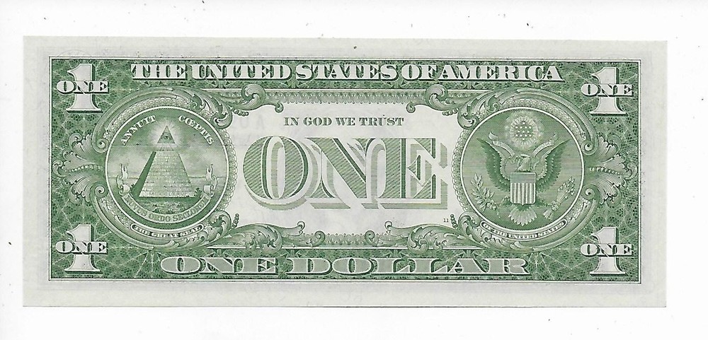 $1 1957 Priest/Anderson Silver Cert. AA Block GEM Crisp Uncirculated