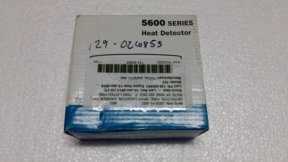 System Sensor 282B-PL-90C Fire Detector Spot Locator *New*