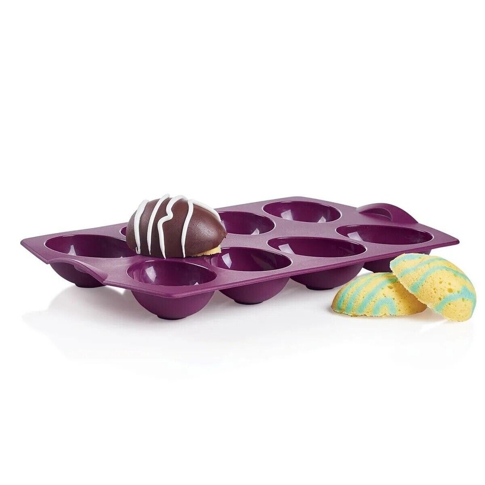 Tupperware Silicone Oval Form  Royal Amethyst New