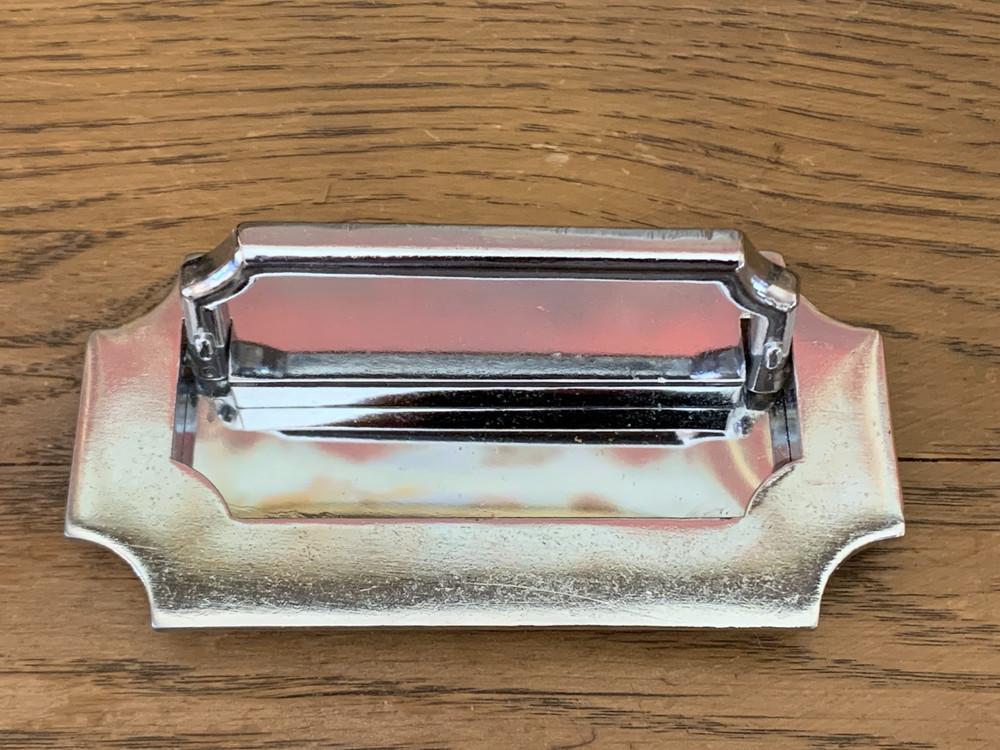 Original Chrome Dixie Campaigner Drawer Pull Handle BS1 19345