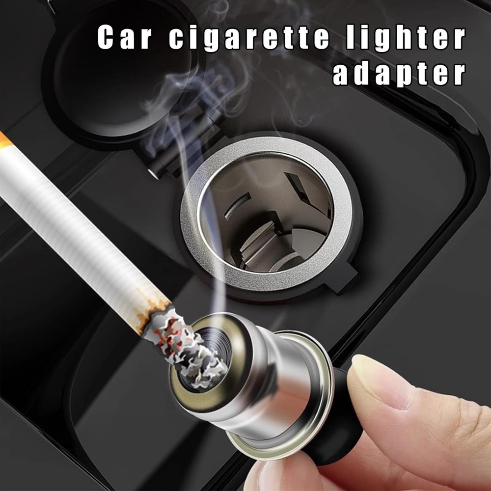 1PCS , 12V Waterproof Auto Cigarette Lighter Adapter with Extension Cable, Ve...