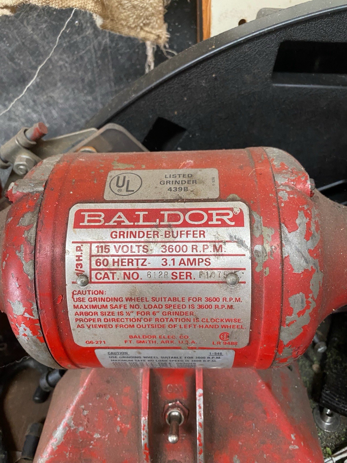 Baldor Grinder/buffer