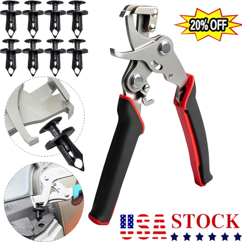 NEW Duty Auto Clip Remover Pliers Trim Panel Fastener Rivet Disassembly Tool
