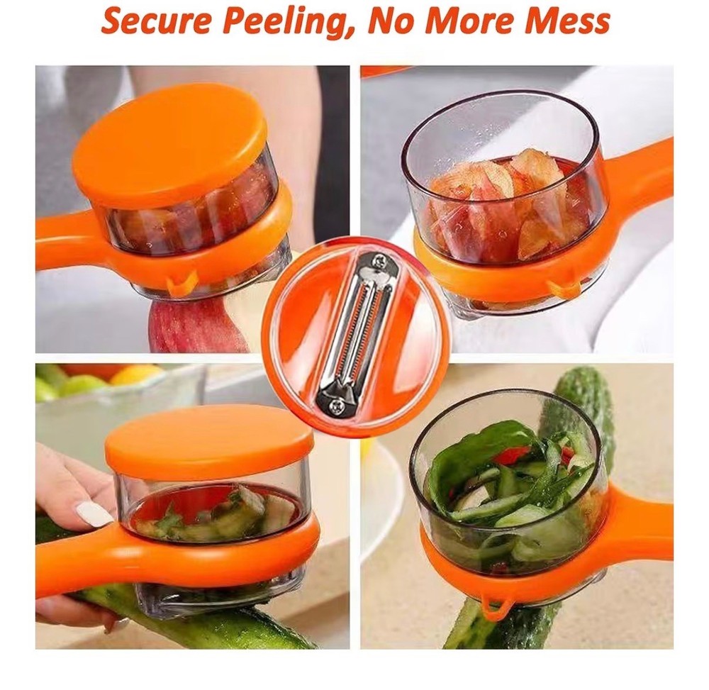 2 pcs Vegetable Peeler - with built in storage containers