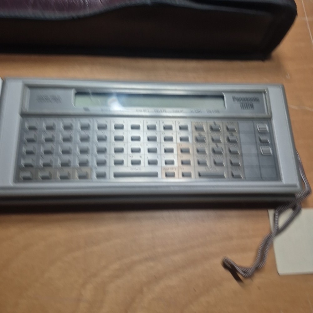 Vintage Panasonic RL-H1400 HHC Computer - with printer / leather case untested