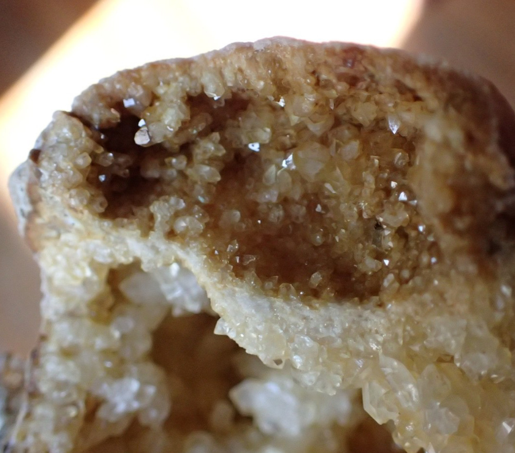 Druzy Crystal Geode Kentucky Stone Specimen Collection Paleo Gift Mountain KG14