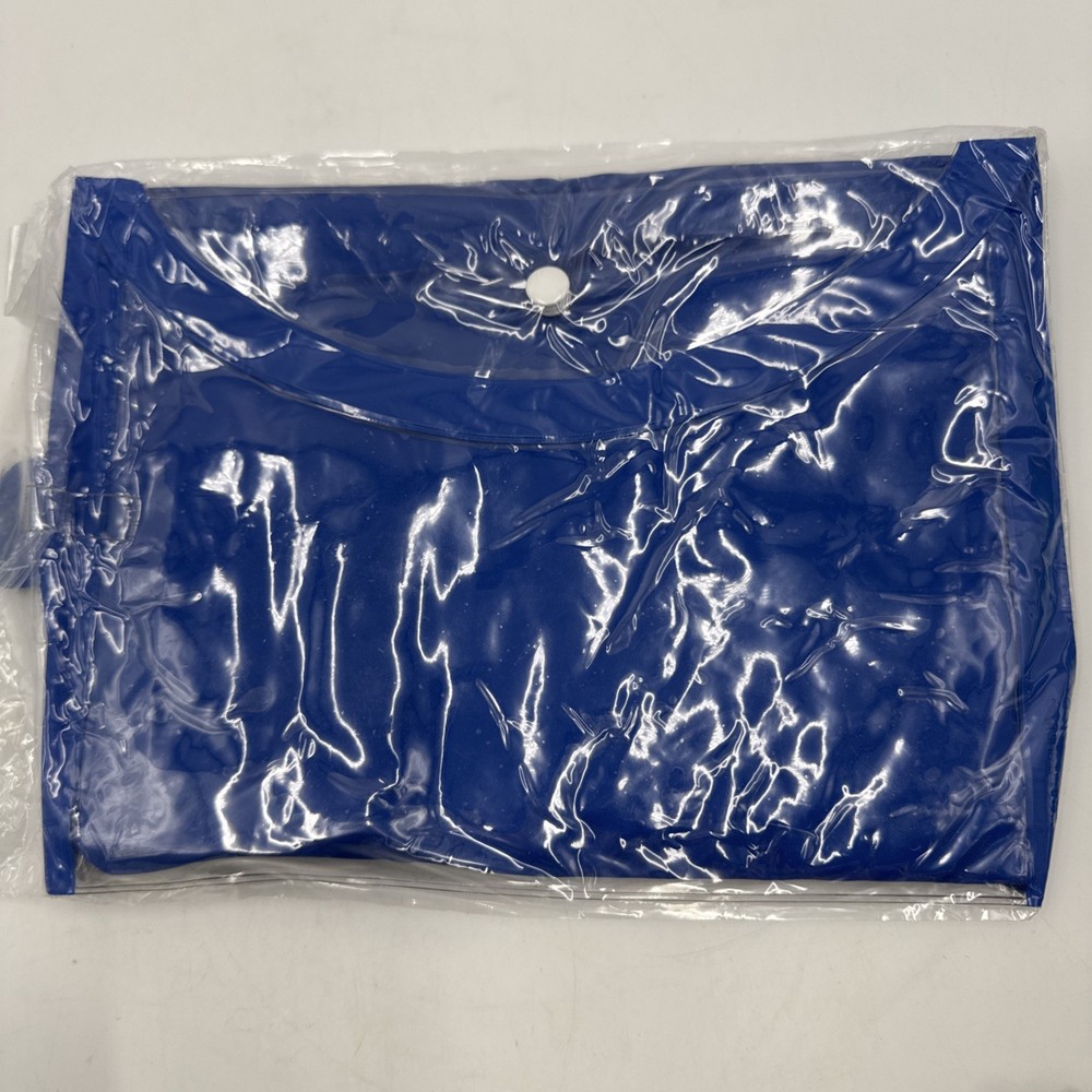 Creative Memories Rain Poncho Blue New