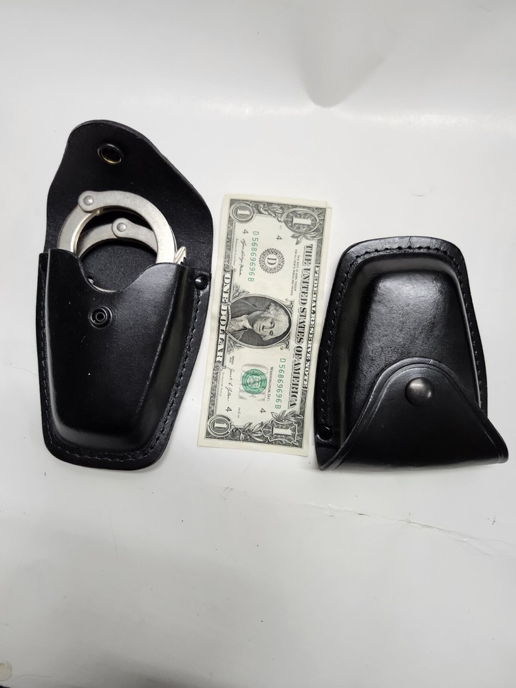 TWO (2) New Leather Handcuff Cases for Police or Security Guards