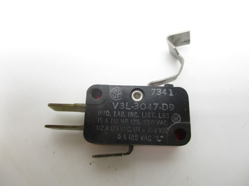 MICRO SWITCH V3L-3047-D9 250VAC 5A NSNP