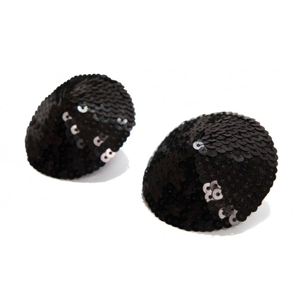 Bijoux Indiscrets Burlesque Black Sequin Pasties Style 57666